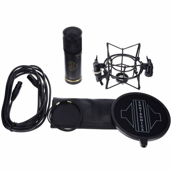 Sontronics Sontronics STC-3X Pack Black three pattern condenser mic with accessories - Image 4