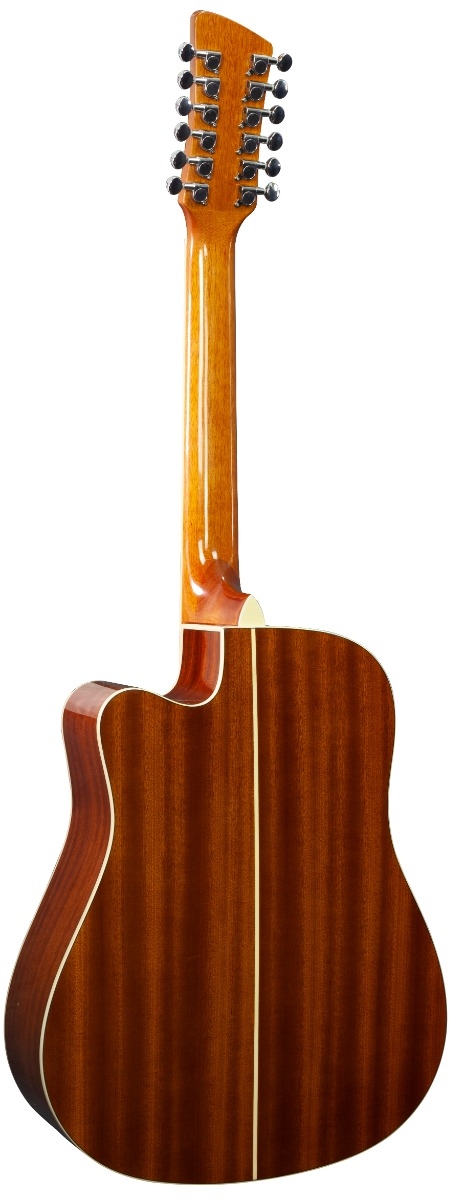Brunswick Dreadnought Cutaway 12 String Natural - Image 2