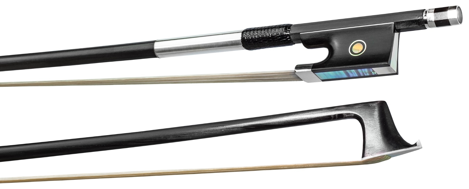Hidersine Violin Bow 4/4 Carbon Fibre. Premium Unidirectional - Image 1