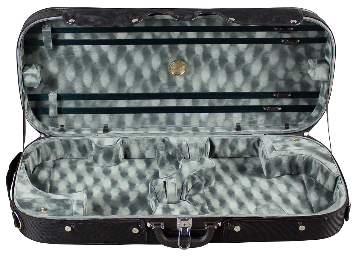 Hidersine Violin Case Double Wooden - Image 1