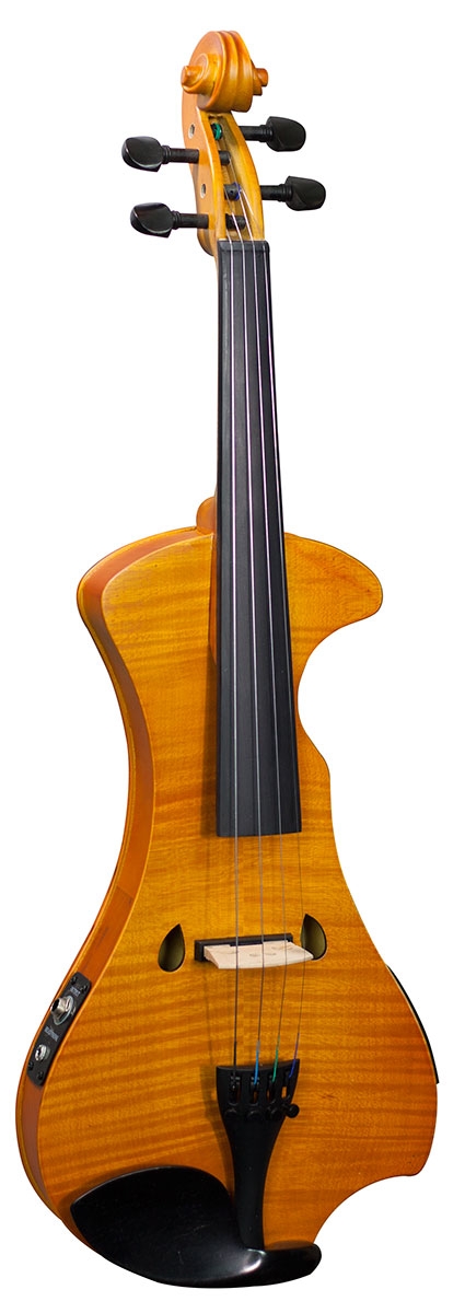 Hidersine Electric Violin Outfit - Flamed Maple Veneer - Image 1