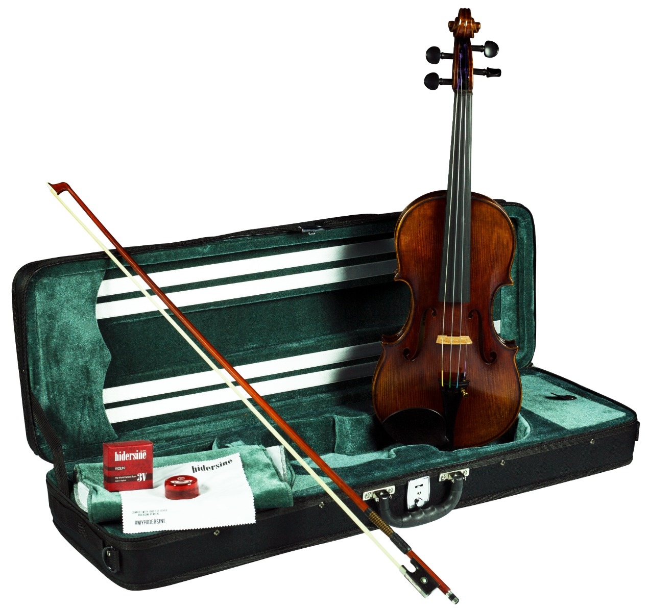 Hidersine Melodioso Violin 4/4 Outfit - Guarneri Antique - Image 1